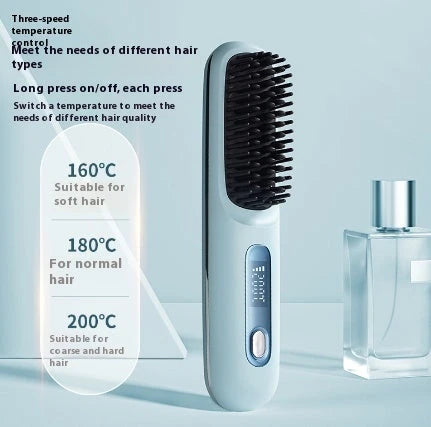 Naturia Luxe™ Wireless Hair Straightening Brush