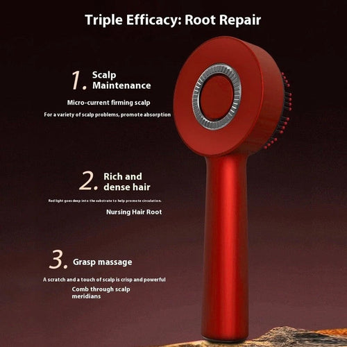 Red Light Electric Scalp Massager & Oil Applicator